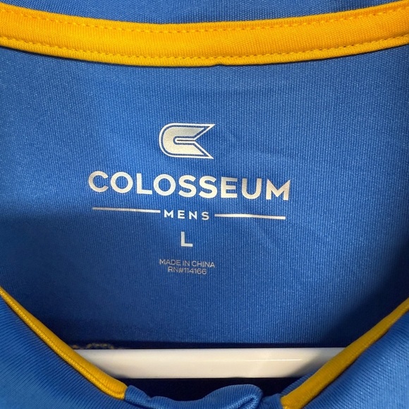 Colloseum Men’s Short Sleeve Blue Polo UCLA Size Large - Picture 3 of 4